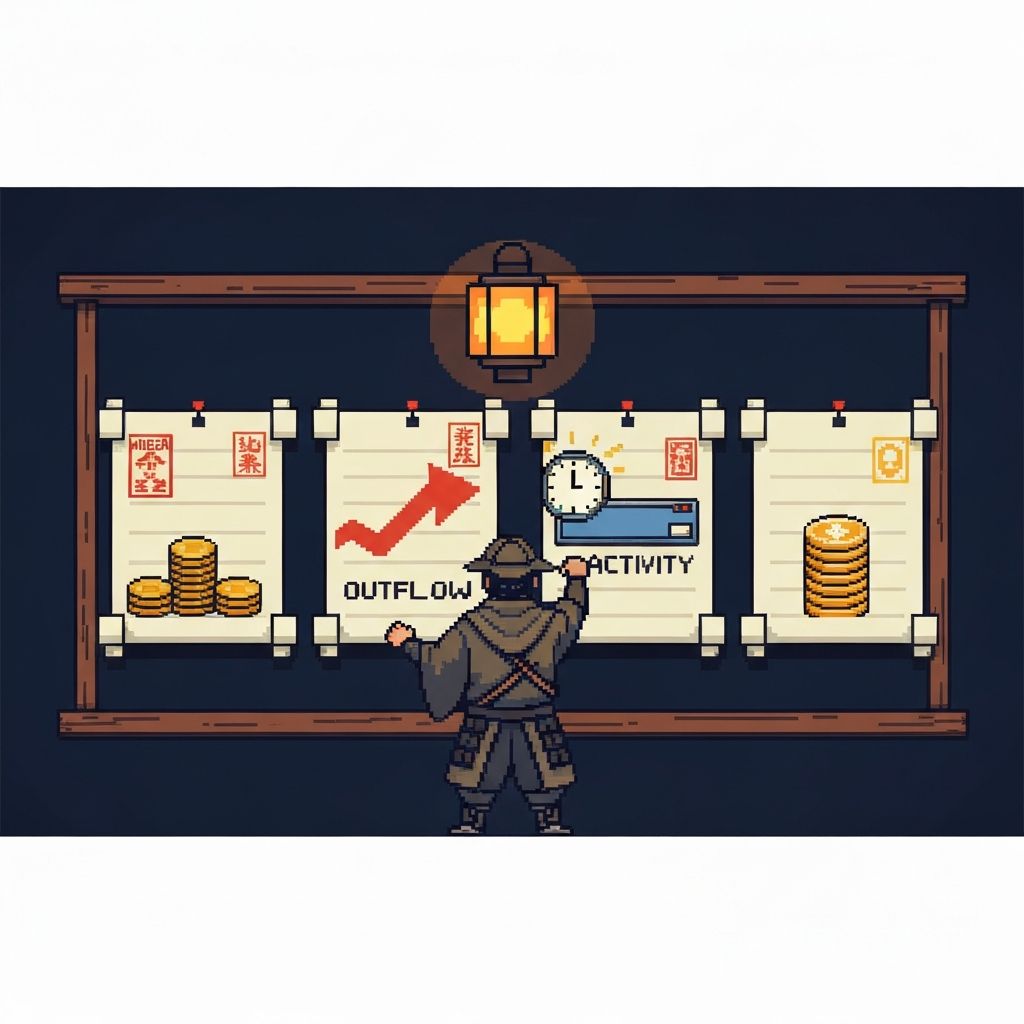Самурай-детектив изучает дела игроков — pixel art